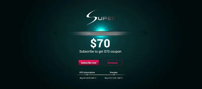 UMI Super $70 discount coupon giveaway
