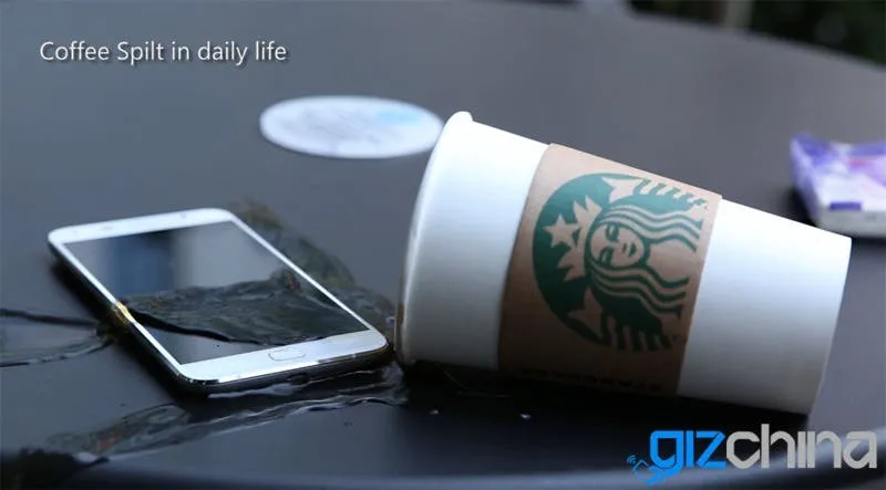 UMI Touch tastes coffee and goes for a swim