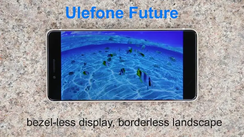 Ulefone Future boasts its bezel-less display on video