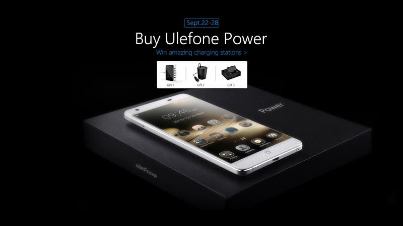 Ulefone giving away gifts for 42 customers who will purchase the Ulefone Power