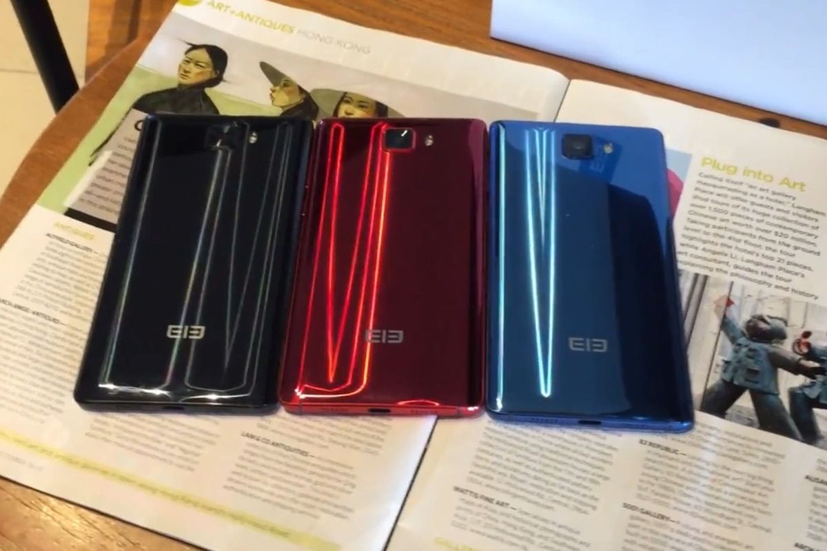 ELEPHONE S8 Black, Blue and Red Limited Edition on Video