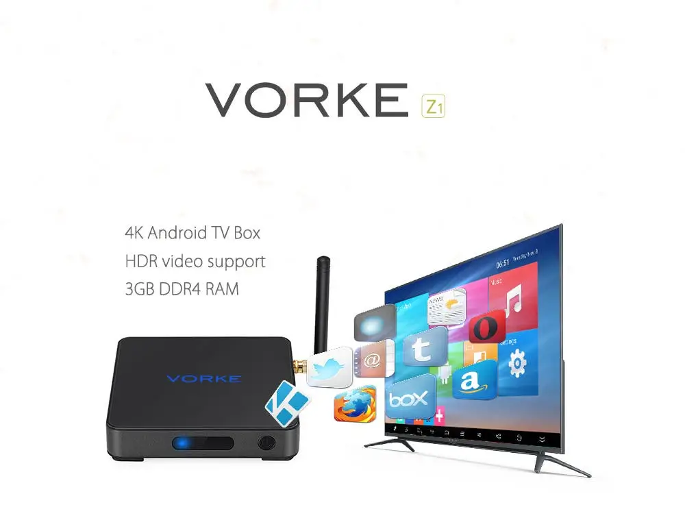 Powerful Vorke Z1 TV box on sale