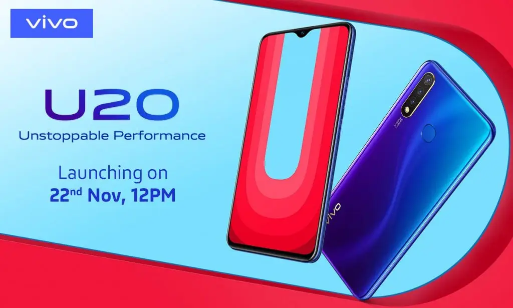 Vivo U20 with Snapdragon 675 SoC set to launch in India