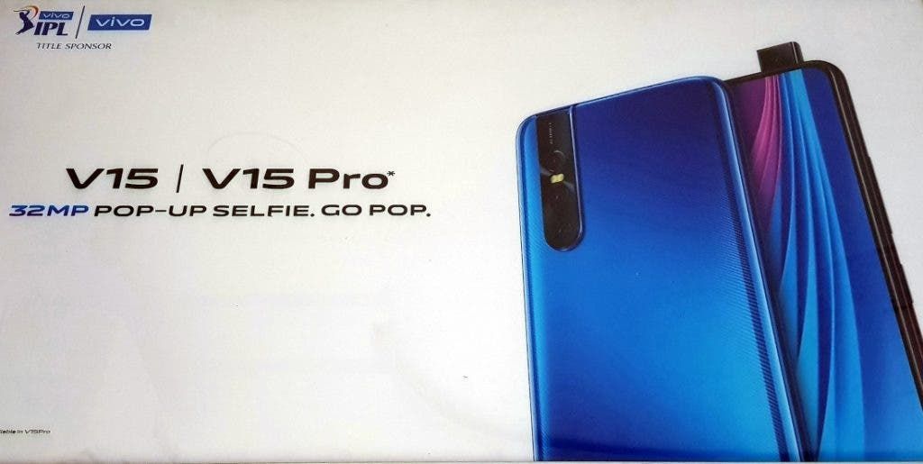 Vivo V15 Pro to sport 48MP rear sensor, 32MP pop-up selfie sensor