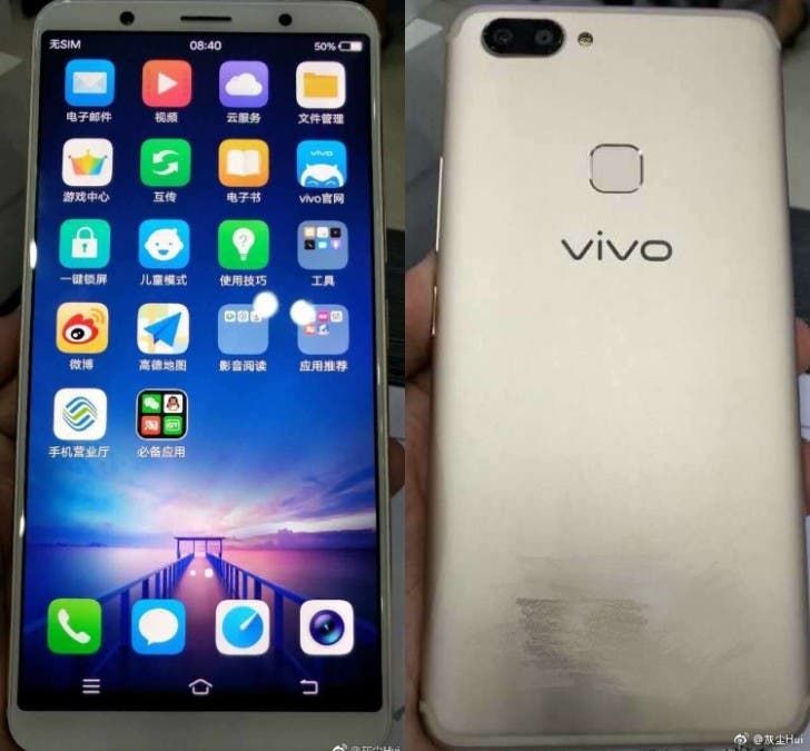 Vivo X20 leaked photo and video hints at its "full-screen" display