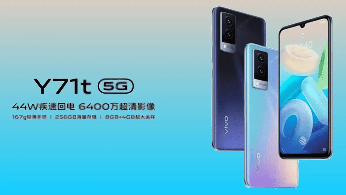 Vivo Y71t announced with Dimensity 810 SoC and AMOLED display