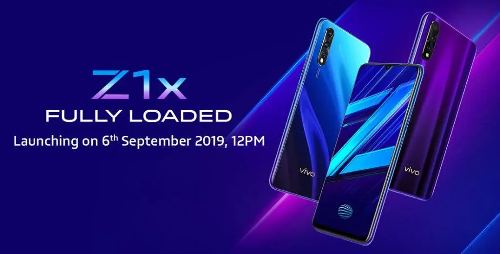 Vivo Z1X with triple cameras, Flash Charge, to launch on September 6th
