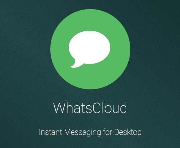 Use WhatsApp from your desktop PC with "WhatsCloud"