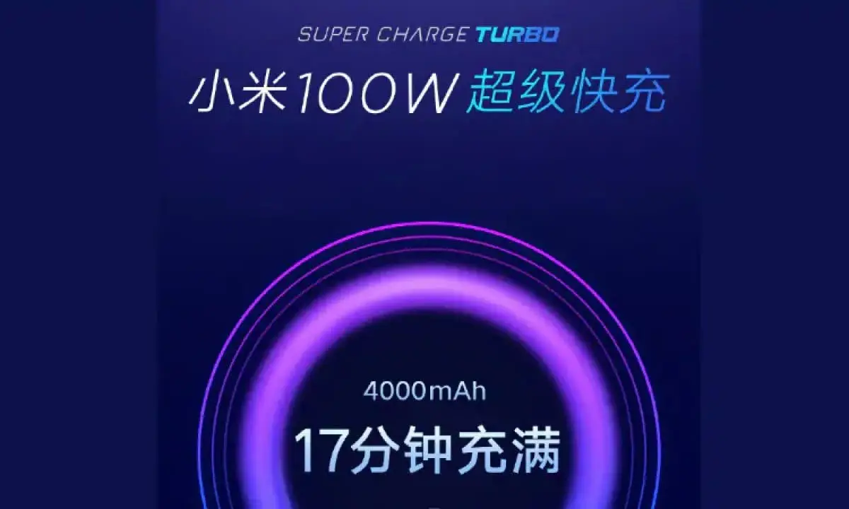 Xiaomi 100W fast charge is ready: 4,000 mAh in 17 minutes
