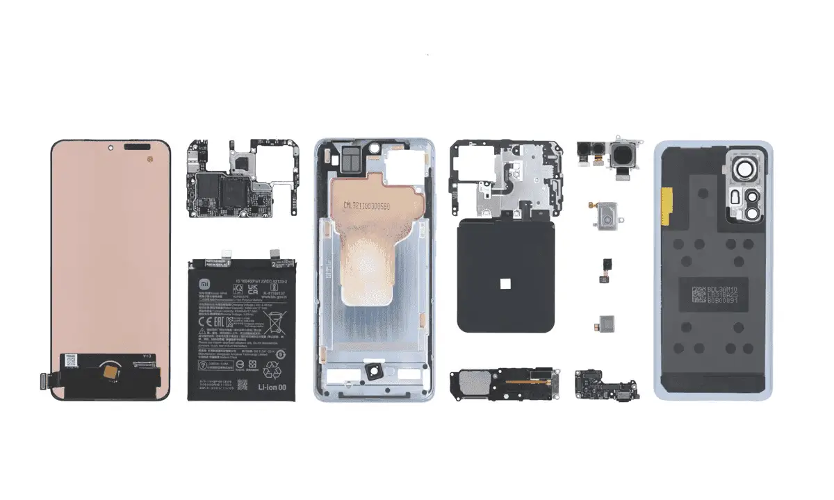 Xiaomi 12 disassembly - see the hardware stacking of this device