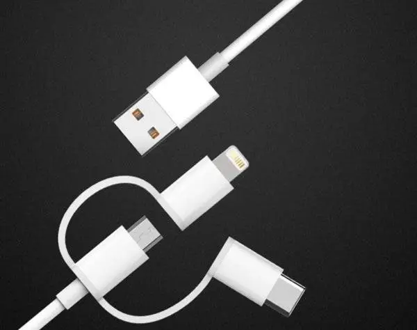 Xiaomi 3-in-1 Data Cable Launched For 59 Yuan ($9)