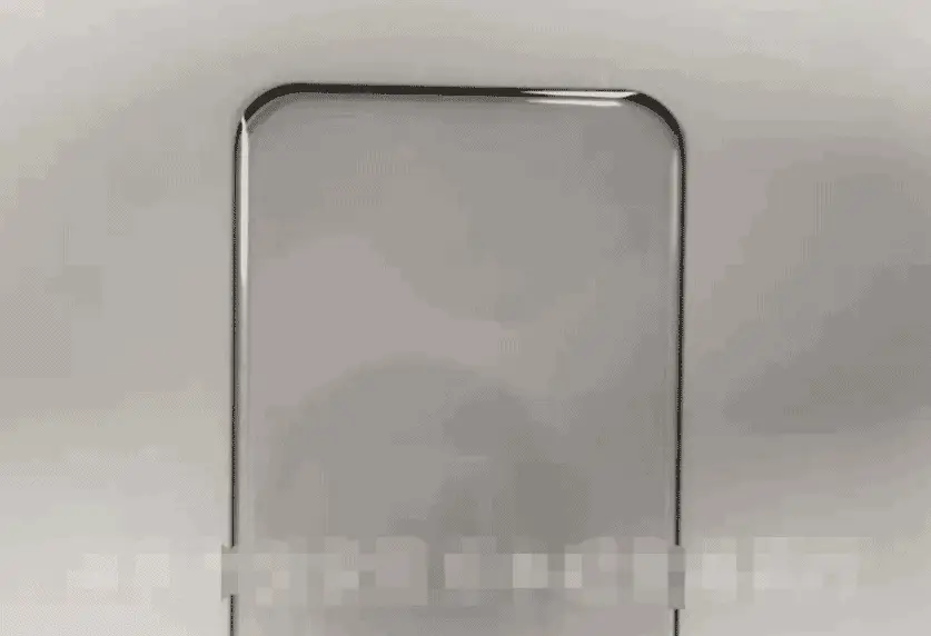 Xiaomi Mi 11 real protective film shows a quad-curved display