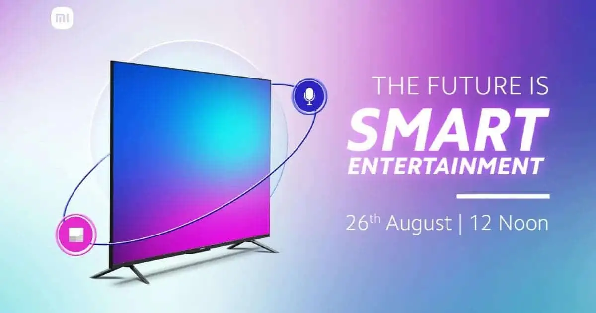 Xiaomi Mi TV 5X Set To Launch In India On August 26, See Features