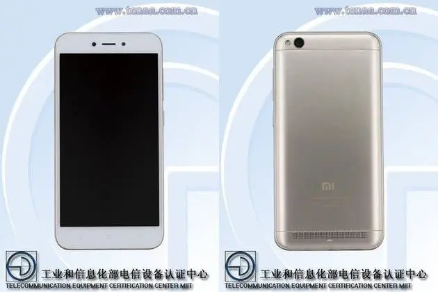 Xiaomi Redmi 5A appears on TENAA as Xiaomi MCT3B