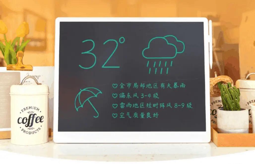 Xiaomi to crowdfund a 20-inch Mijia LCD blackboard for 129 yuan ($19)