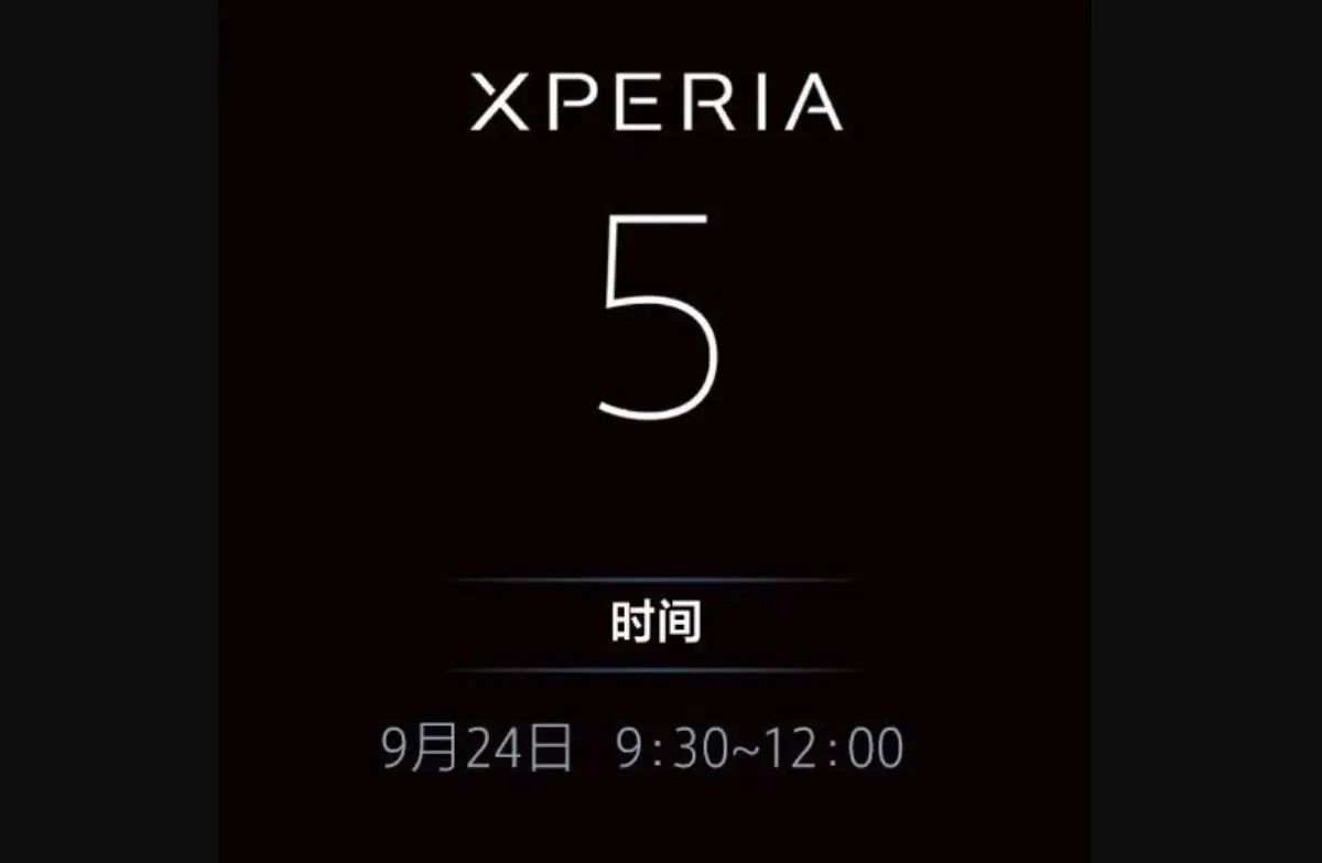 Sony Xperia 5 to arrive in China on September 24th