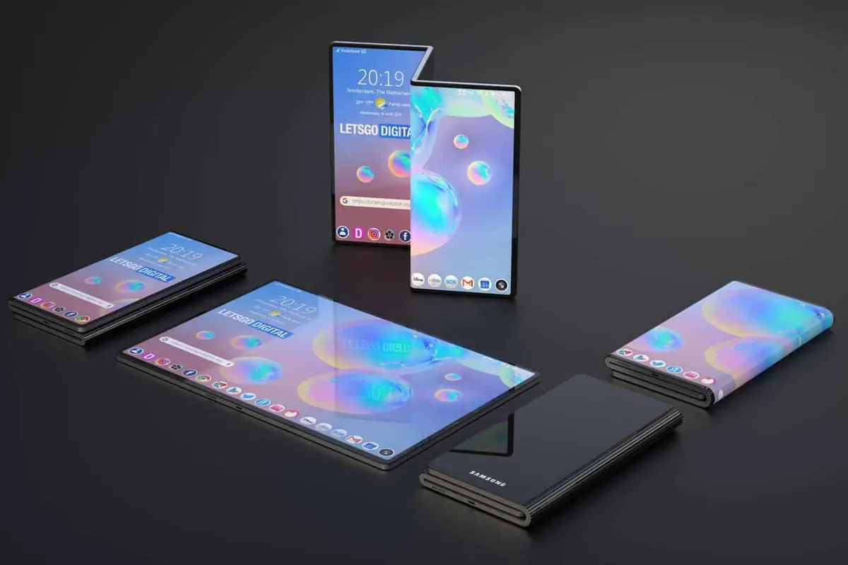 This is how Samsung's first dual-fold smartphone looks like