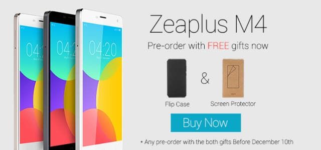 Zeaplus begins pre-orders for their $99 Xiaomi Mi4 wannabe