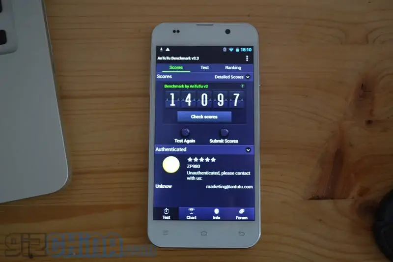 Zopo C2 16GB Platinum (MT6589T) Turbo hands-on video, photos and benchmarks