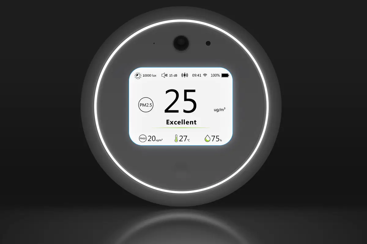 Koogeek A1 Environment Monitor will give you the needed data