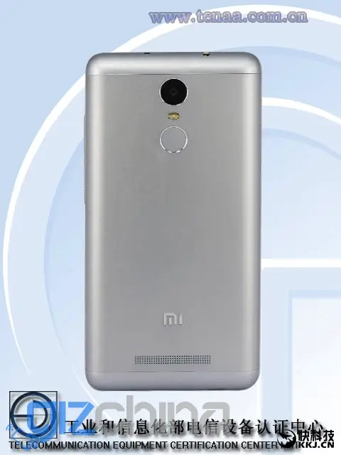 All metal Xiaomi Redmi Note 2 Pro with fingerprint scanner found at TENAA