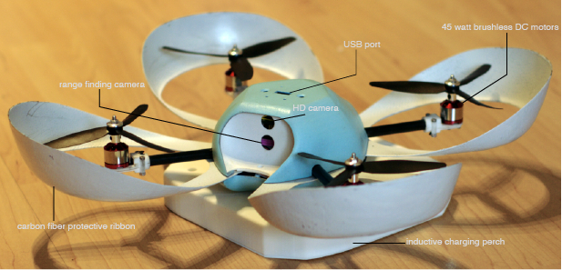 Spiri, a hackable flying robot on Kickstarter now!