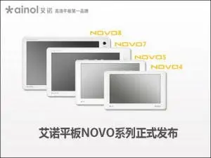 Novo Series Tablet Finally Show Up But Without Android 3.0