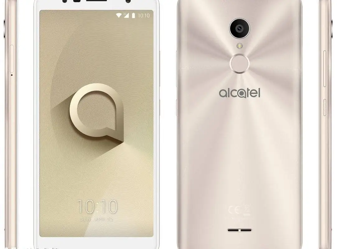 Alcatel 3C press renders leak with thin bezels in Gold, Blue, and Black flavours