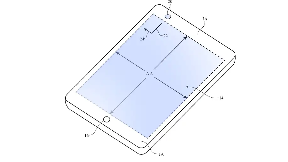 Apple applies for a patent on technology for creating display holes