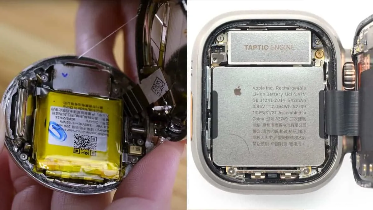 Pixel Watch vs Apple Watch: huge difference on the inside