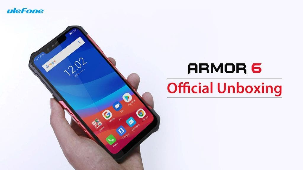 Official unboxing video for the new rugged Ulefone Armor 6 released