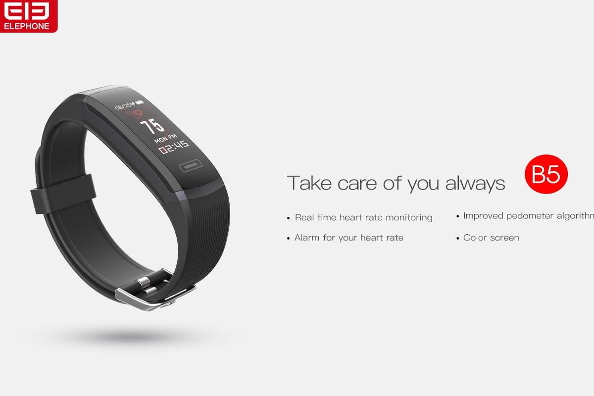 Elephone Band 5 Fitness Tracker Coming in Mid-May