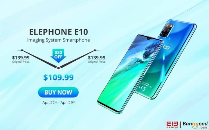 ELEPHONE E10 launching on Banggood for $109.99