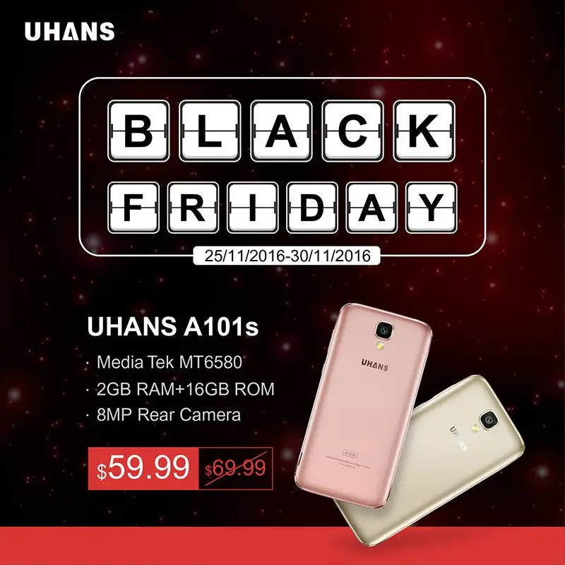 Uhans Black Friday sales up to 60% off