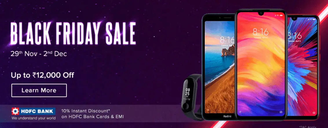 Xiaomi announces Black Friday deals for India