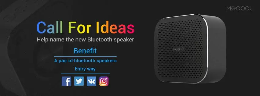 Help MGCOOL Name their Upcoming Bluetooth Speaker (and win one)!