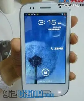 Galaxy S3 clone MTK6577 with 4.5 inch HD Retina display
