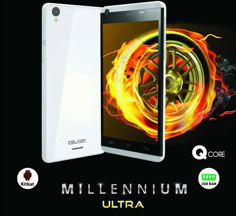 The Celkon Millennium Ultra Q500 comes with 2GB RAM and a long name for $163