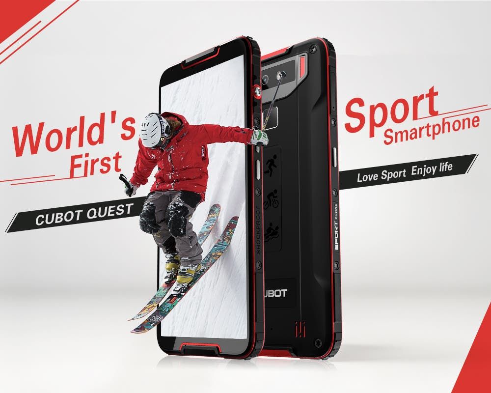 CUBOT Quest presented as the world's first sports phone