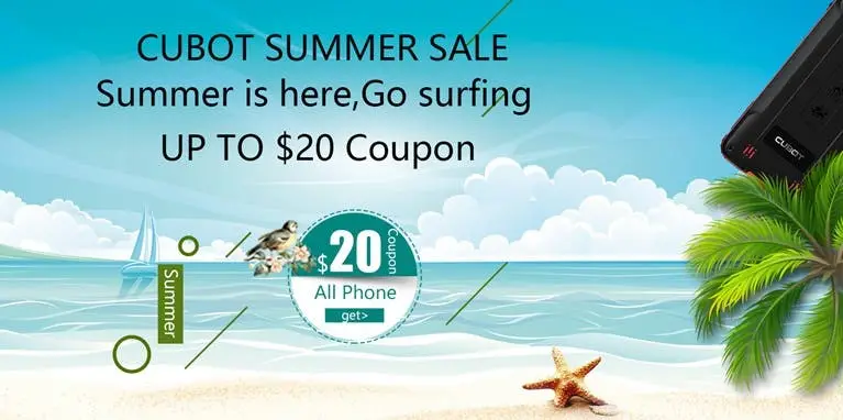 CUBOT Summer Sale on AliExpress with Big Discounts