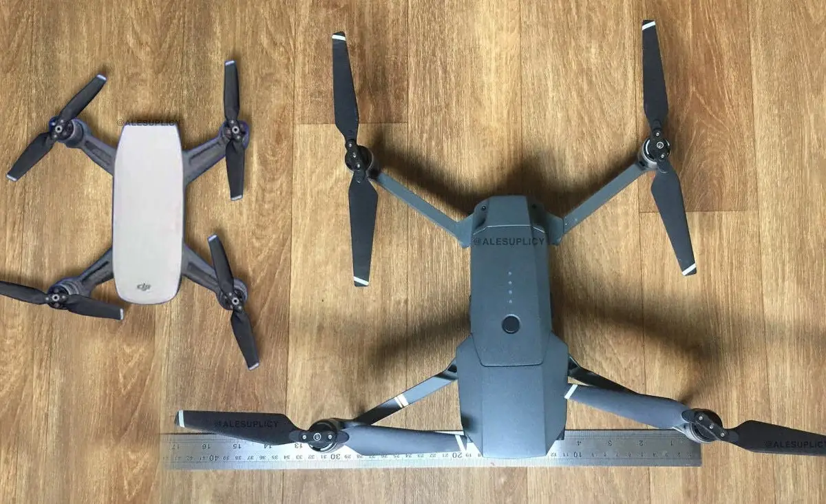 DJI's Spark drone looks like the younger sibling of the Mavic Pro