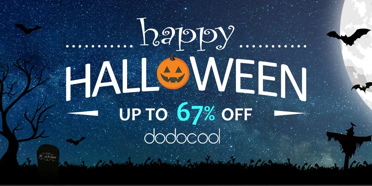 Dodocool Happy Halloween Promotion Goes Live - Up to 67% Off