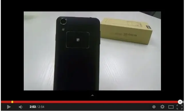 DOOGEE DG800 Valencia caught on camera, shows off rear touch and Android 4.4