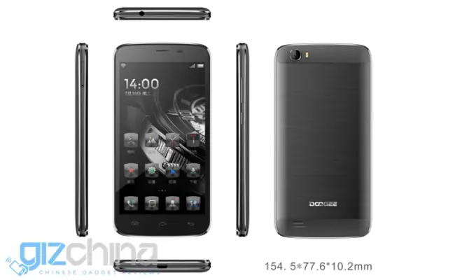 Doogee build the 6000mAh Doogee T6, launch expected in November