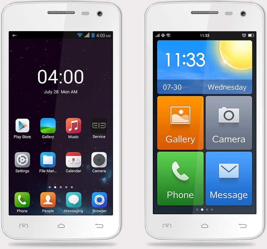 Elephone G3 designed with older users in mind