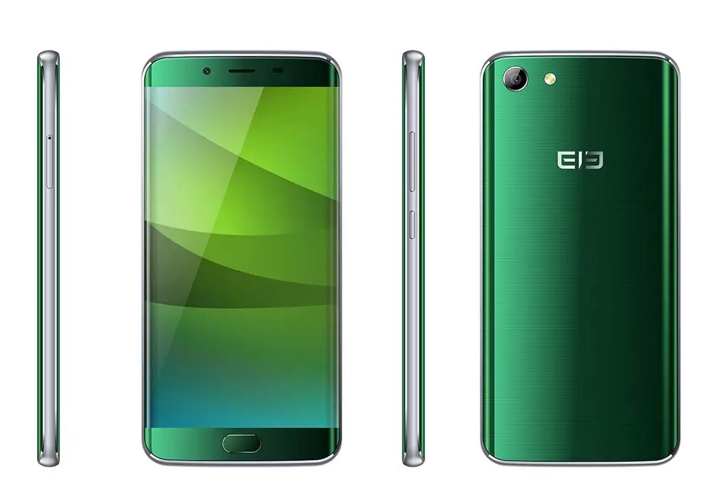 Elephone S7 video showing the shiny back blue cover