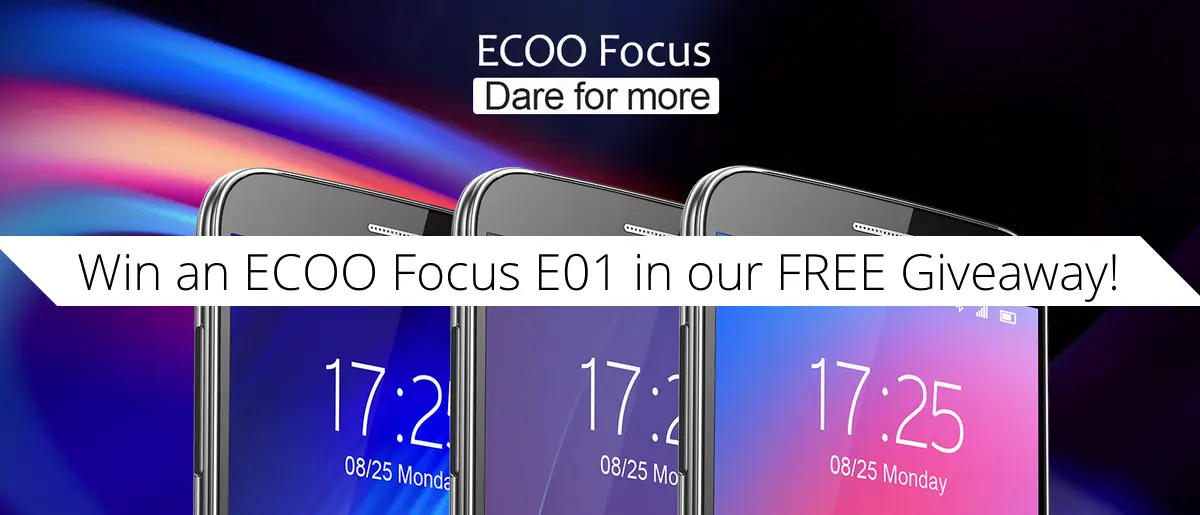 Giveaway: ECOO Giving away ECOO E01 Focus octacore phones