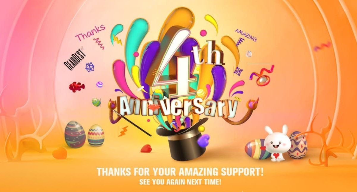 Gearbest's 4th Anniversary Promo - Here's how they thank you