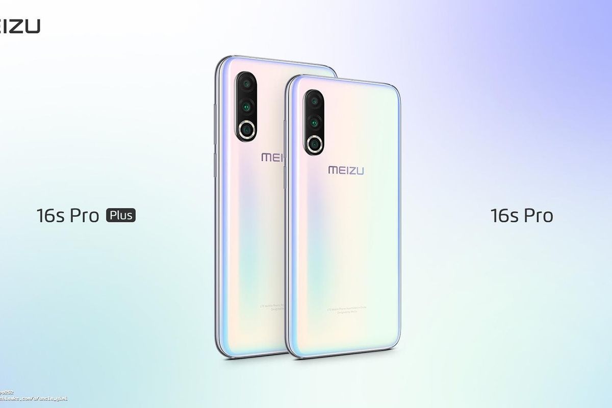 Meizu 16s Pro Plus render: Large version of Meizu 16s Pro