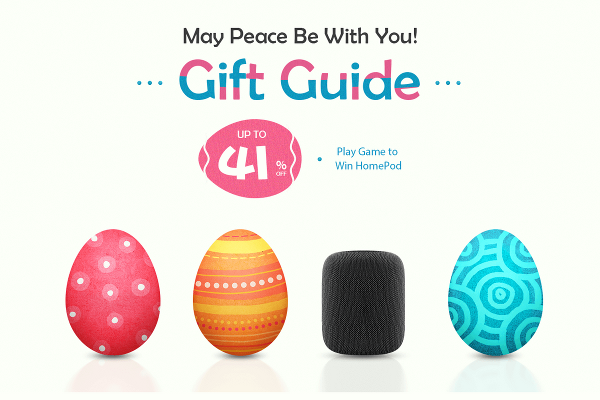 Koogeek's Easter Gift Guide - 41% Off  & Play to Win an Apple HomePod